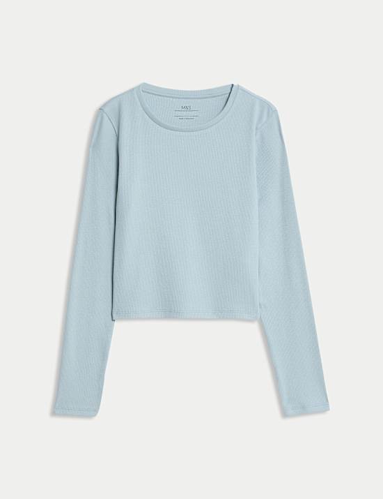 Cotton Rich Ribbed Plain Top (6-16 Yrs)