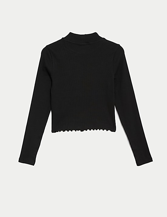 Top de algod&oacute;n acanalado (6-16 a&ntilde;os)