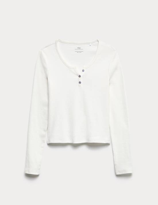 Cotton Rich Henley Top (6-16 Yrs)