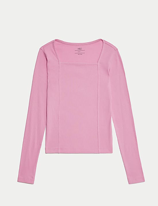 Cotton Rich Ribbed Tops (6-16 Yrs)