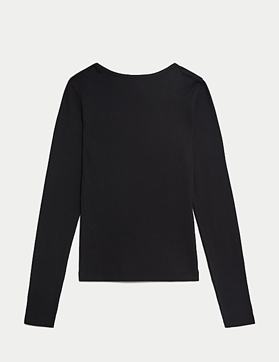 Cotton Rich Ribbed Tops (6-16 Yrs)