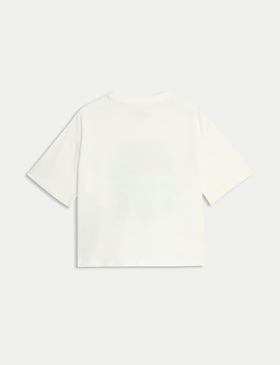 T-shirt 100&nbsp;% coton &agrave; motif graphique (du 6 au 16&nbsp;ans)
