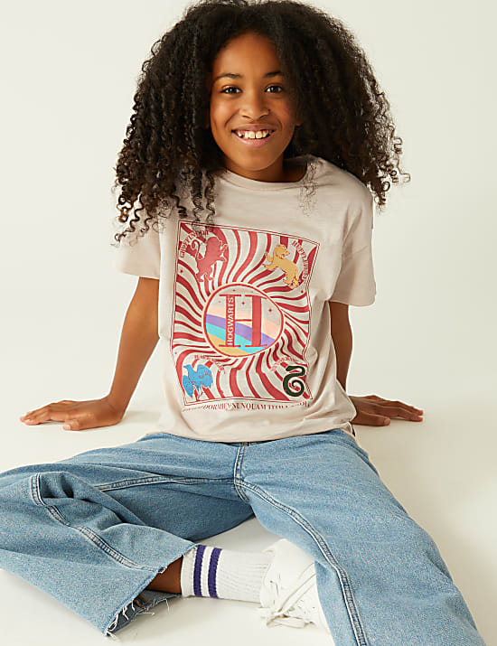 Harry Potter&trade; Pure Cotton T-Shirt (6-16 Yrs)