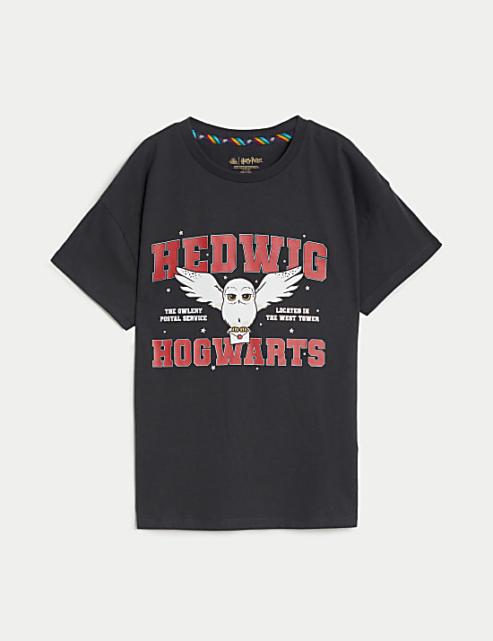 T-Shirt Harry Potter&trade; Hedwig &alpha;&pi;ό 100% &beta;&alpha;&mu;&beta;ά&kappa;&iota; (6-16 &epsilon;&tau;ώ&nu;)