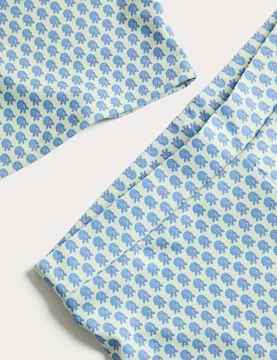 2 Piece Block Print Swim Set (6-16 Yrs)