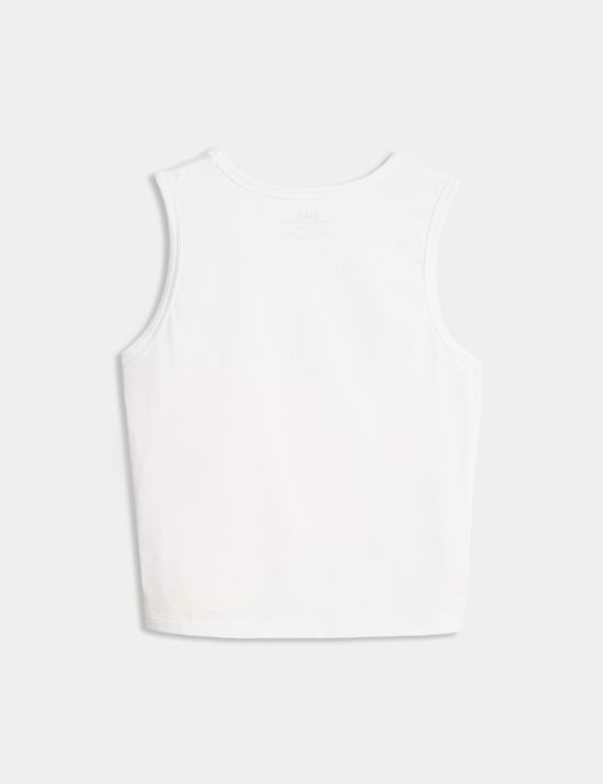 Květinov&aacute; vesta s vysok&yacute;m obsahem bavlny (2-16 let)