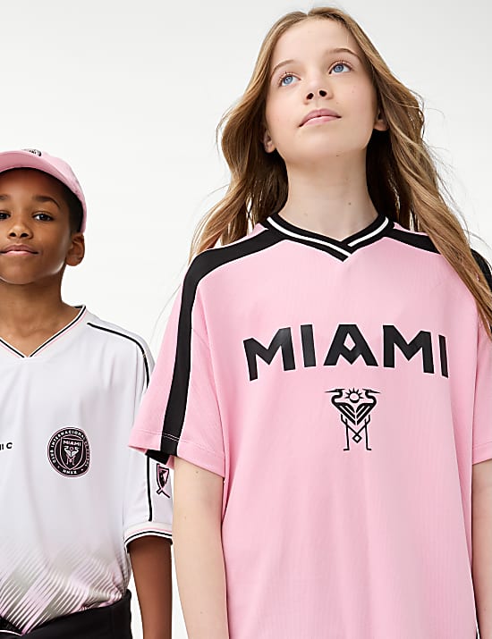Camiseta con gr&aacute;fico de MLS Inter Miami (6-16 a&ntilde;os)