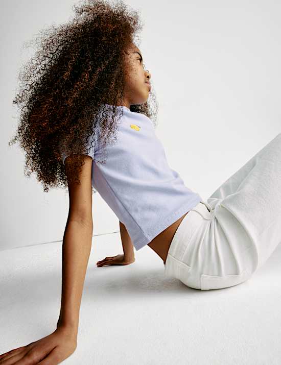 Cotton Rich Fitted Slogan T-Shirt (2-16 Yrs)