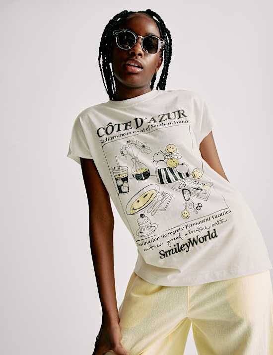Cotton Rich SmileyWorld&reg; T-Shirt (6-16 Yrs)