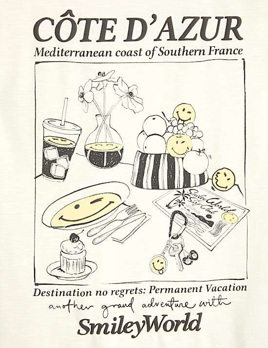 Cotton Rich SmileyWorld&reg; T-Shirt (6-16 Yrs)