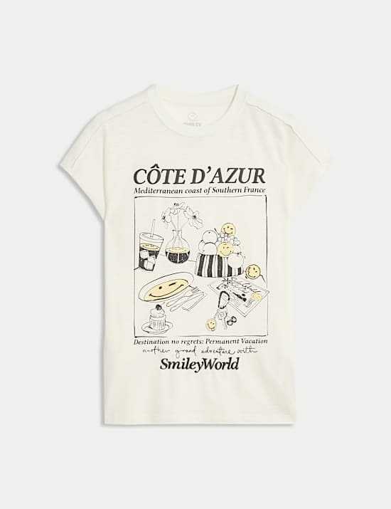 Cotton Rich SmileyWorld&reg; T-Shirt (6-16 Yrs)