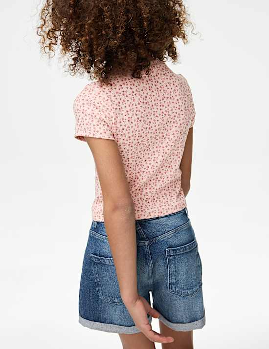 Cotton Rich Ditsy T-Shirt (6-16 Yrs)