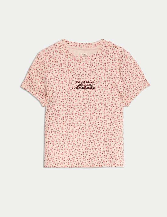 Cotton Rich Ditsy T-Shirt (6-16 Yrs)