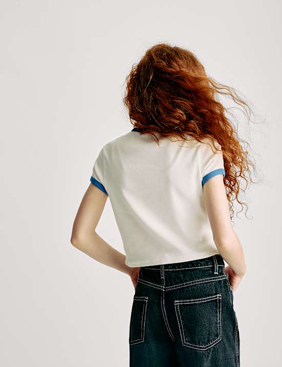 Cotton Rich Printed T-Shirt (6-16 Yrs)