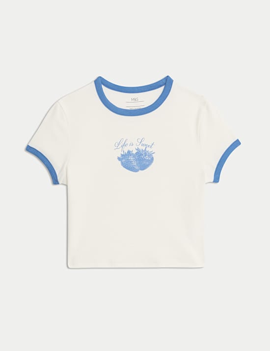 Cotton Rich Printed T-Shirt (6-16 Yrs)