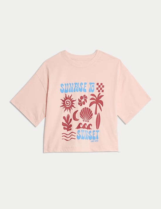 Cotton Rich Sunrise to Sunset T-Shirt (6-16 Yrs)