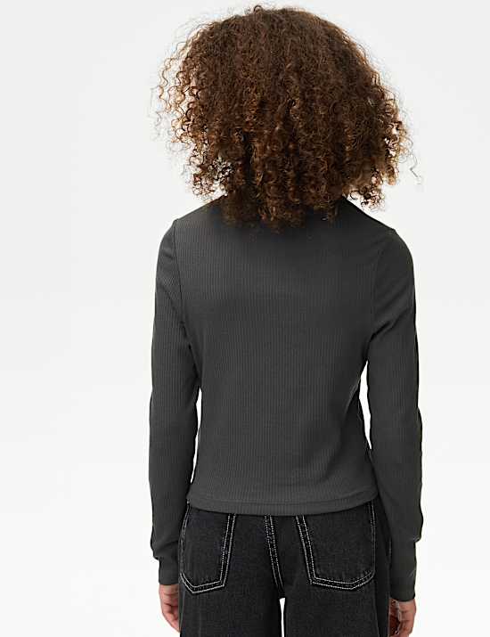 Cotton Rich Cat Graphic Top (2-16 Yrs)