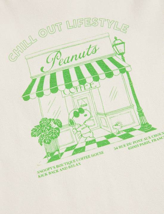 Snoopy™ Crop-Top aus reiner Baumwolle (6–16 J.)