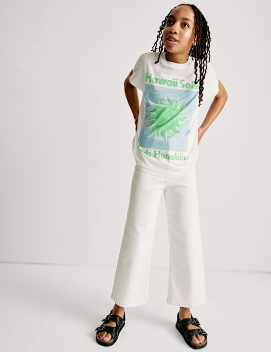 Cotton Rich Honolulu Print T-Shirt (2-16 Yrs)