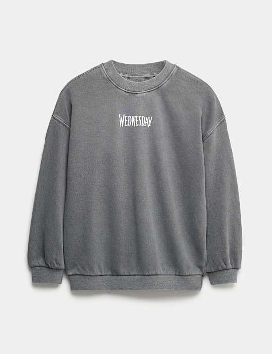 Sudadera de algodón de Wednesday™ (6-16 años)