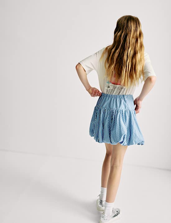 T-Shirt aus reiner Baumwolle mit Lilo & Stitch™ Motiv (6–16 J.)