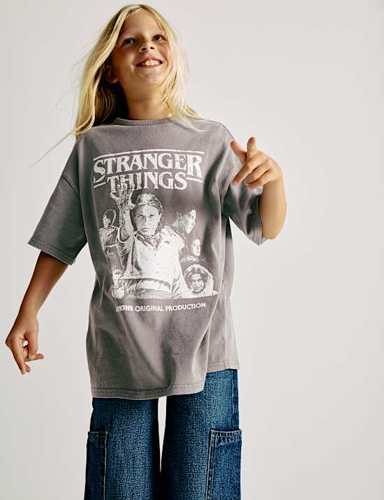 Tričko Stranger Things™, z čisté bavlny (7–16 let)
