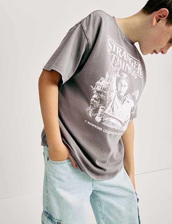 Tričko Stranger Things™, z čisté bavlny (7–16 let)