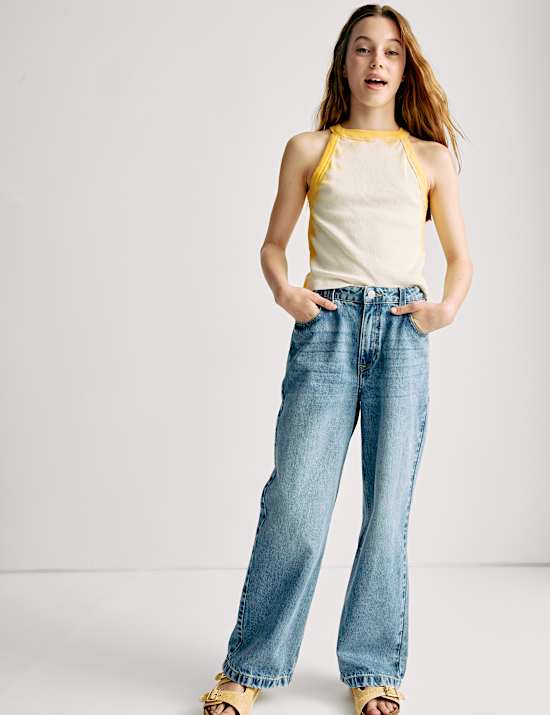 Rompi Bahan Katun Motif Tinta Celup (6-16 Thn)