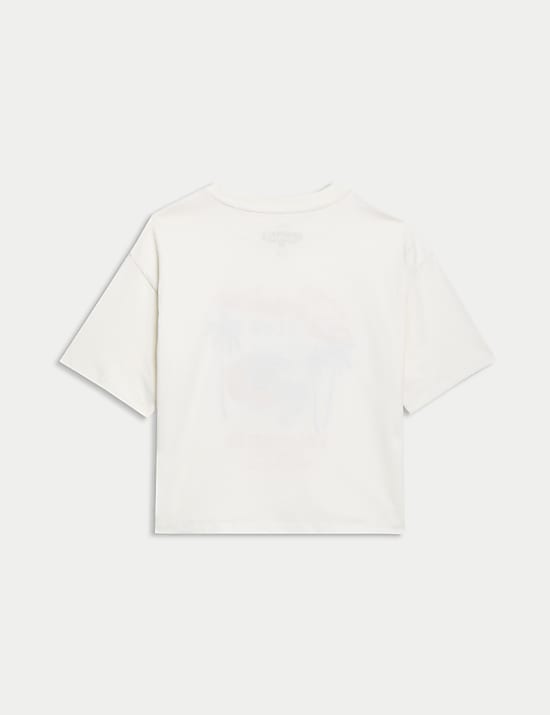 Kaus Oblong Katun Murni Motif Grafis (6-16 Tahun)