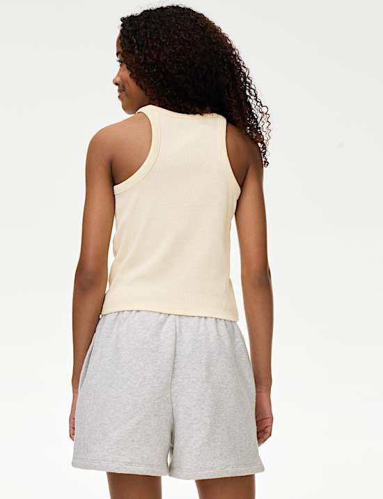 Cotton Rich Ribbed Vest (2-16 Yrs)