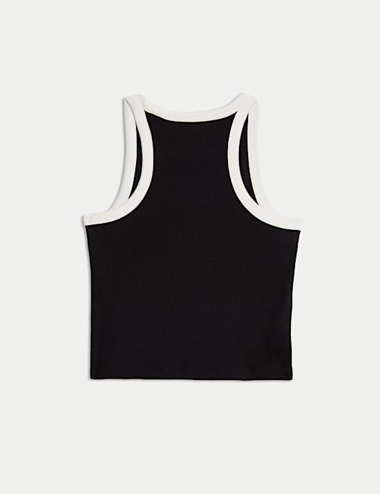 Cotton Rich Ribbed Vest (2-16 Yrs)
