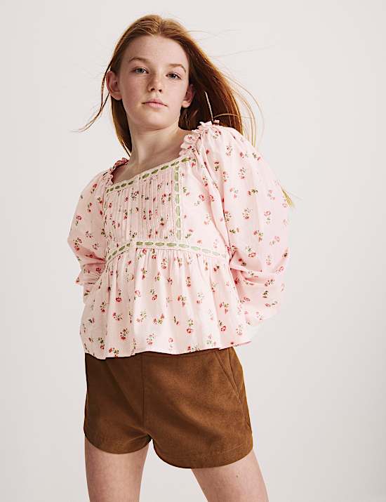 Faux Suede Shorts (6-16 Yrs)