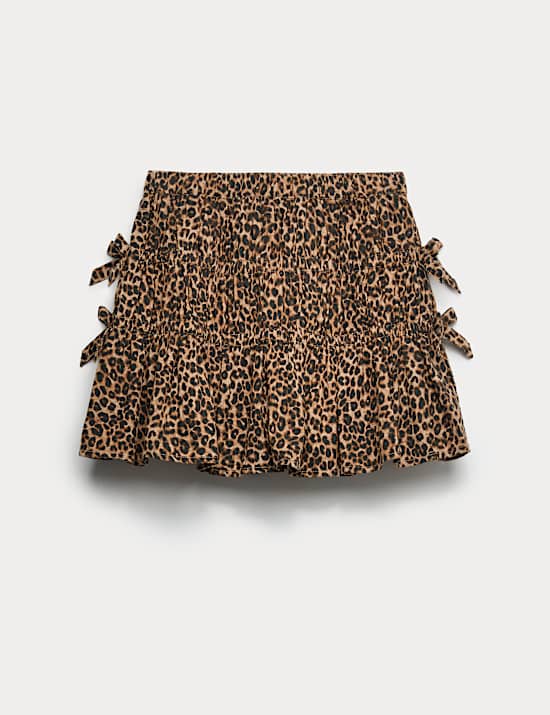 Pure Cotton Tie Bow Skirt (2-16 Yrs)