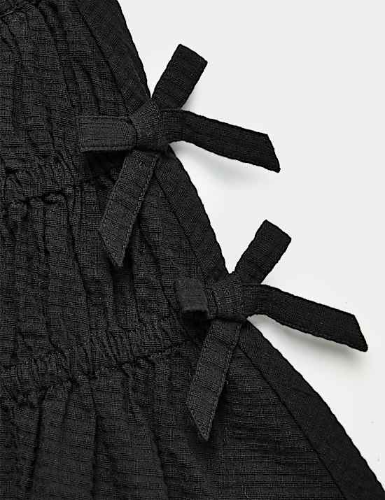 Pure Cotton Tie Bow Skirt (2-16 Yrs)