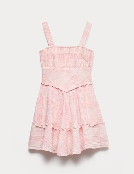 Checked Corset Mini Dress (6-16 Yrs)