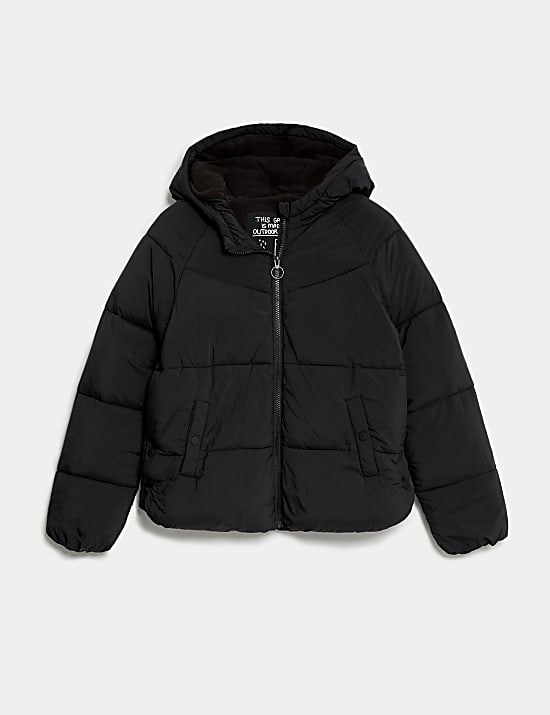 Stormwear Padded Coat 6 16 Yrs BLACK Coats M S GR