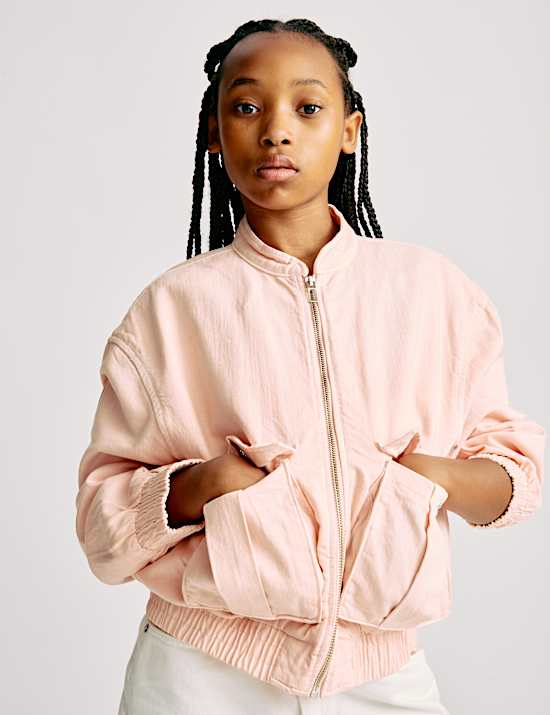 Denim Bomber Jacket (6-16 Yrs)