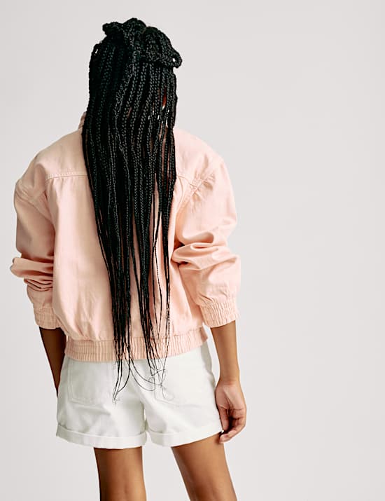 Chaqueta bomber denim (6-16 años)