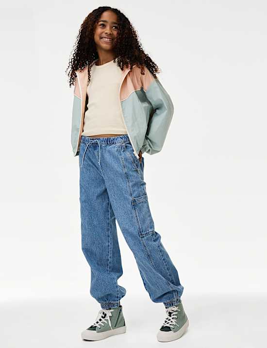 Reflective Zip Up Windrunner Jacket (6-16 Yrs)