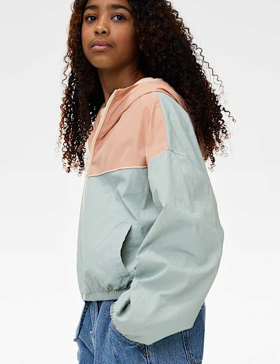 Reflective Zip Up Windrunner Jacket (6-16 Yrs)