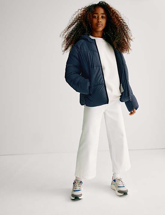 Midweight Padded Hooded Coat (6-16 Yrs)