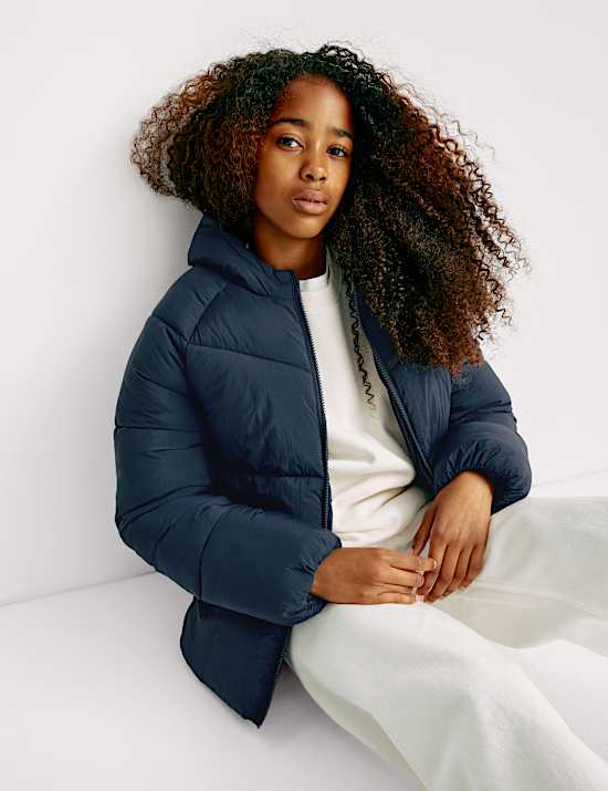 Midweight Padded Hooded Coat (6-16 Yrs)