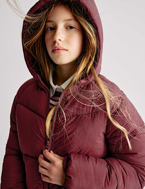 Midweight Padded Hooded Coat (6-16 Yrs)