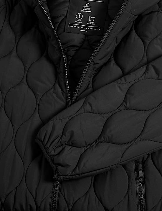 Lehký dlouhý zateplený kabát (6–16 let)