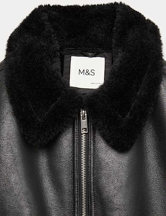 Faux Fur Trim Jacket (6-16 Yrs)