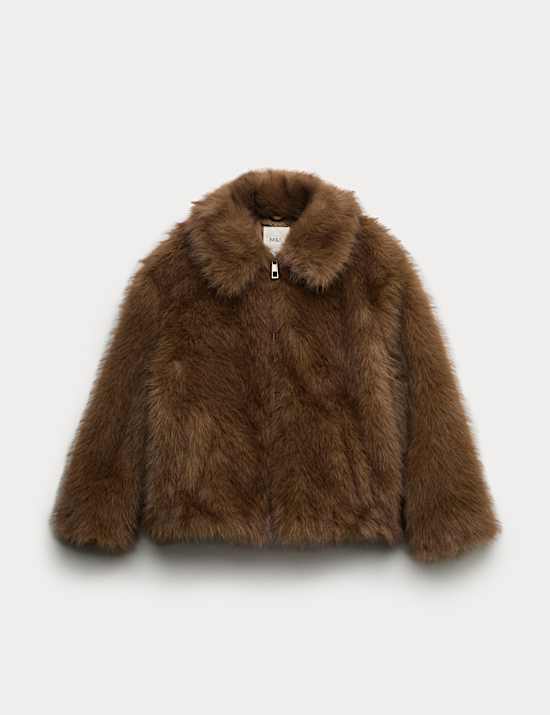 Faux Fur Jacket (6-16 Yrs)