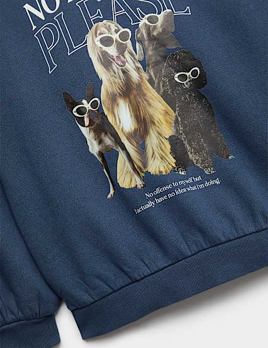 Cotton Rich Oversized Dog Hoodie