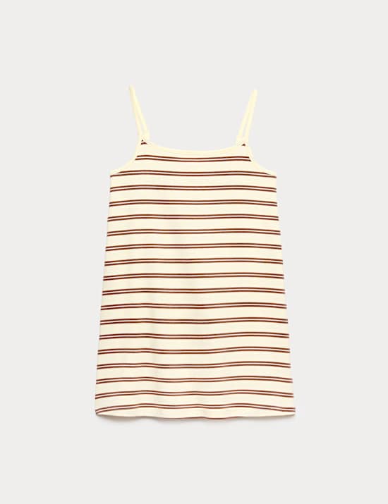 Sukienka na ramiączkach z przewagą bawełny (6&ndash;16 lat)