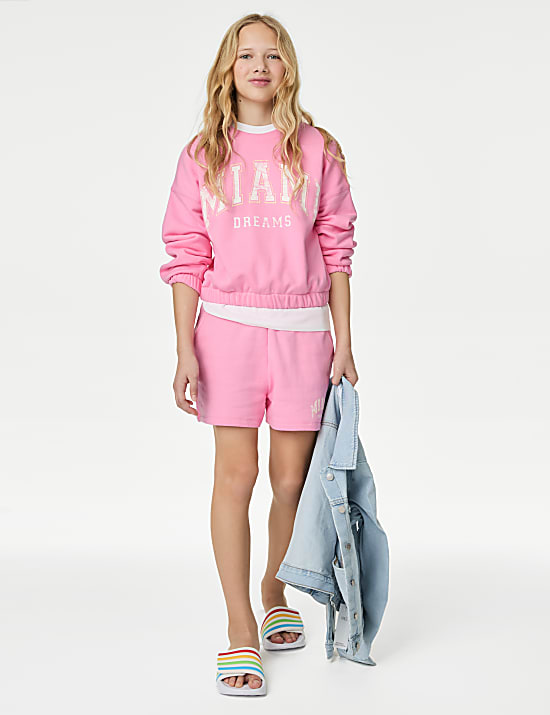 Σορτς με υψηλή περιεκτικότητα σε βαμβάκι (6-16 ετών)