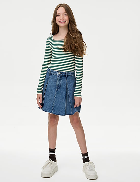 Rok Lipit Denim (6-16 Tahun)